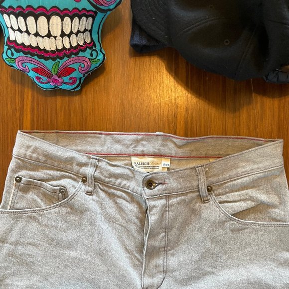 Raleigh Denim Workshop Jones fit Selvage Denim | Ashe color Size 33 - Picture 2 of 13